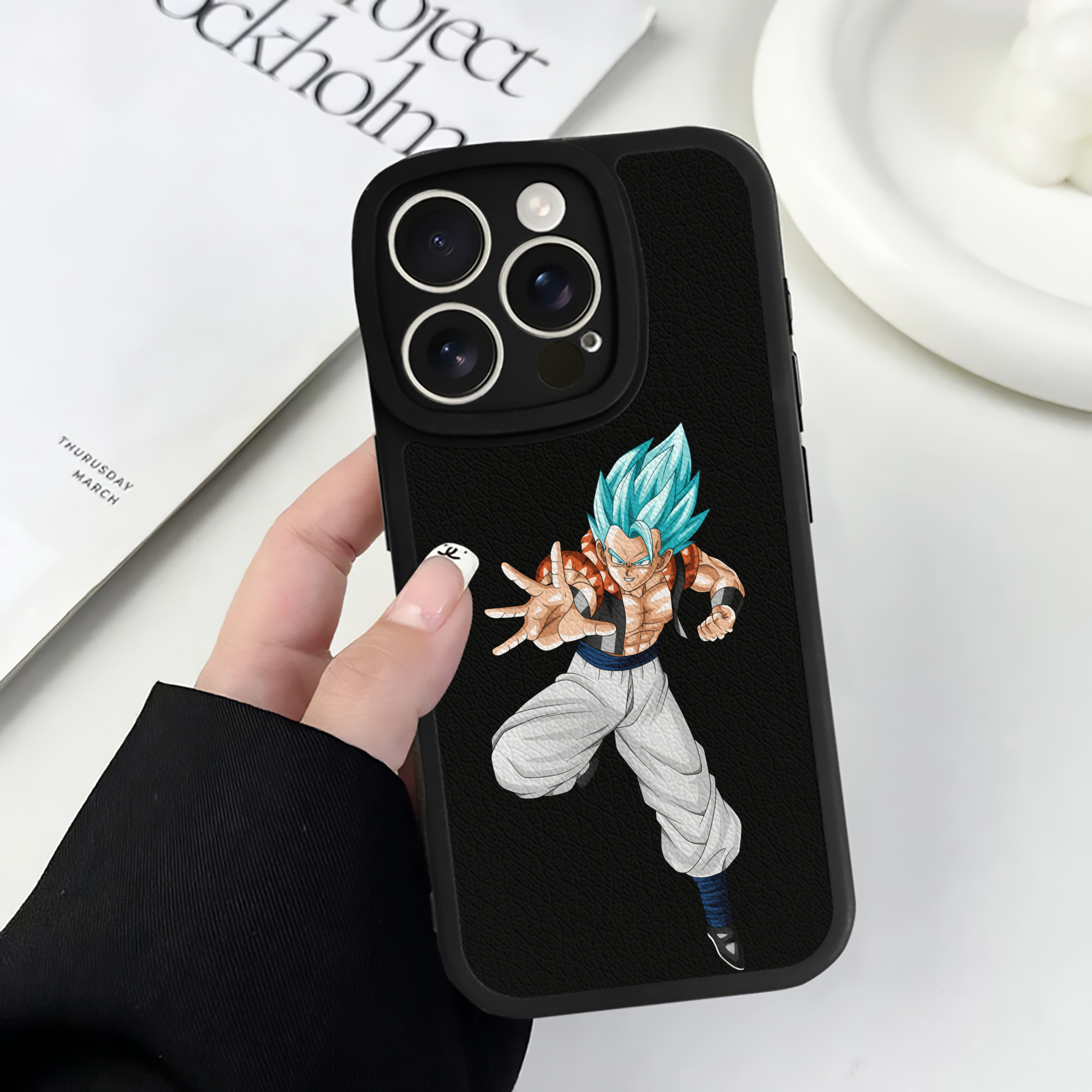 （画像用） ドラゴンボール ベジータ四世（Bejīta Yonsei）DRAGON BALL Vegeta IV 【iPhone 16シリーズ対応】シリコンスマホケース（レザー調） 材質：シリコン